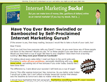 Tablet Screenshot of internetmarketingsucks.com